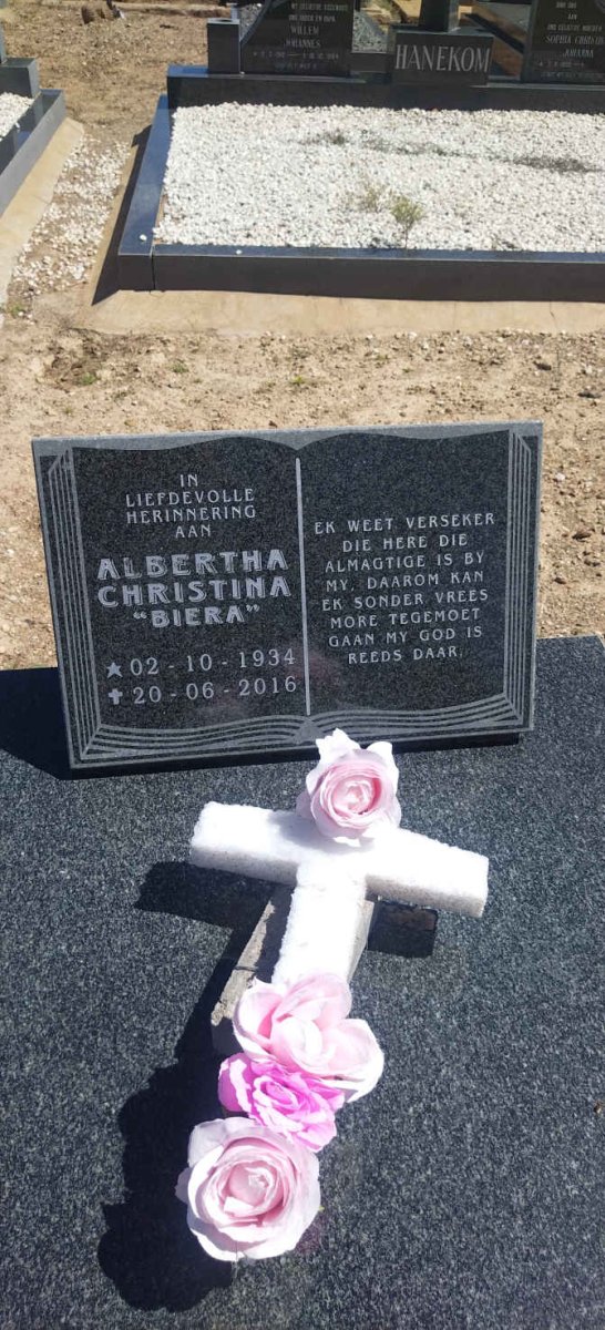 WESTHUIZEN Hendrik Lourens, van der 1941-2016 & Albertha Christina 1934-2016 _2