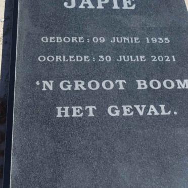 WYK Japie, van 1935-2021