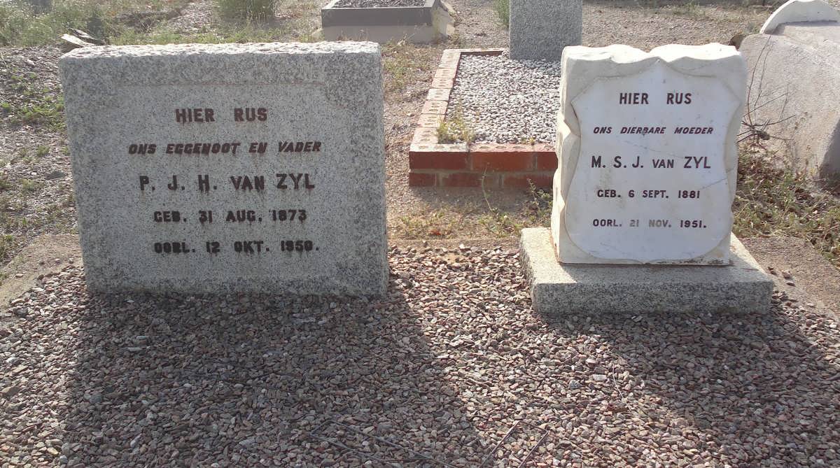 ZYL P.J.H., van 1873-1950 &amp; M.S.J. 1881-1951