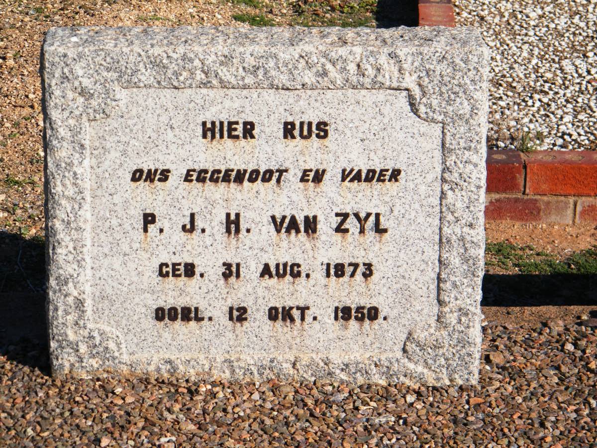 ZYL P.J.H., van 1873-1950