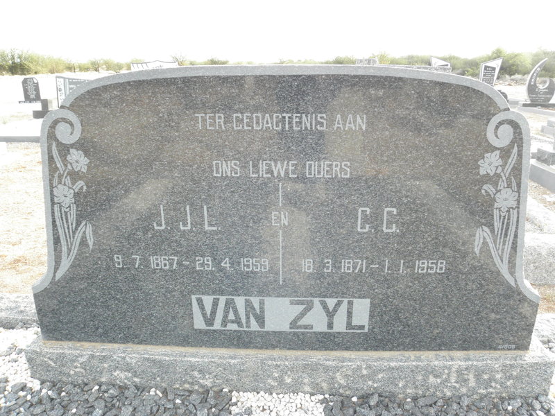 ZYL J.J.L., van 1867-1959 &amp; C.C. 1871-1958