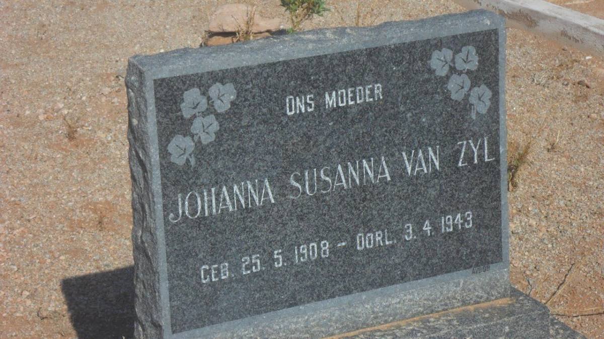 ZYL Johanna Susanna, van 1908-1943