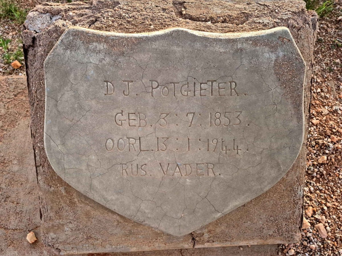 POTGIETER D.J. 1853-1944