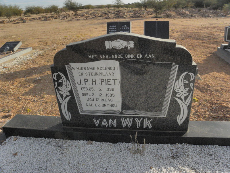 WYK J.P.H., van 1932-1995