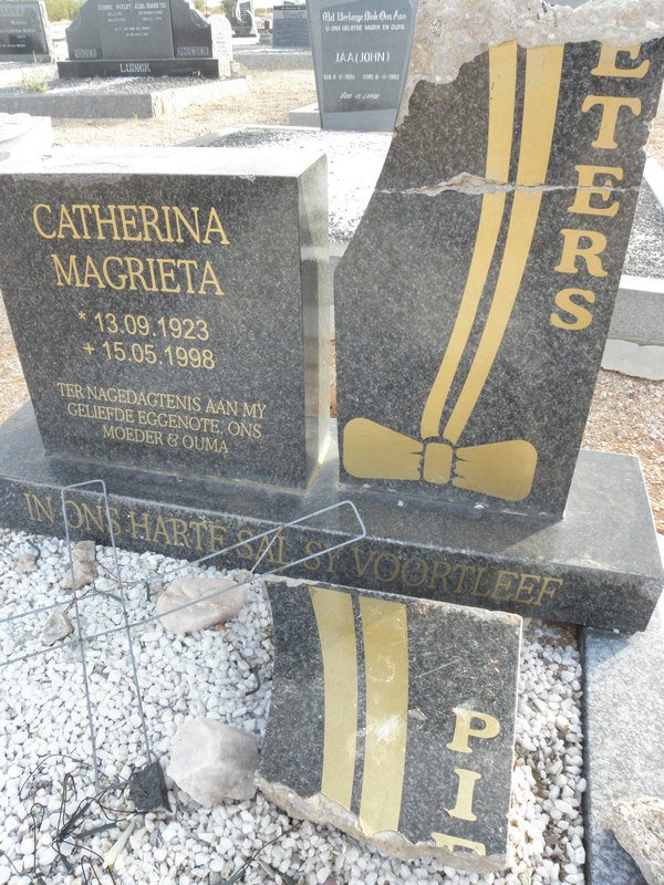 PIETERS Catherina Magrieta 1923-1998