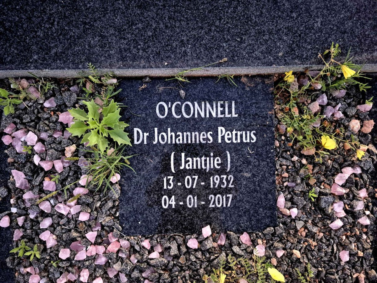 O'CONNELL Johannes Petrus 1932-2017