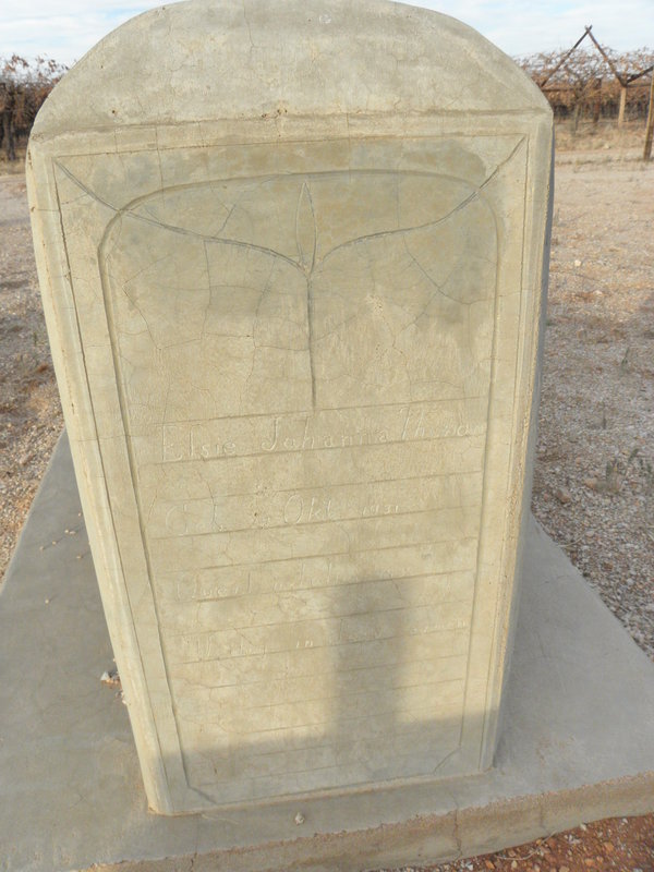 HANEKOM Elsie Johanna 1931-1932