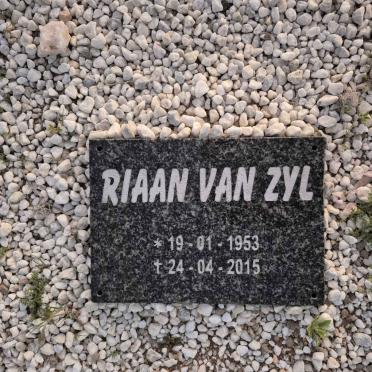 ZYL Riaan, van 1953-2015