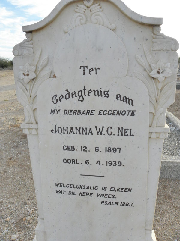 NEL Johanna W.C. 1897-1939