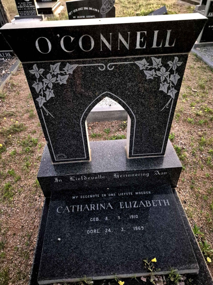 O'CONNELL Catharina Elizabeth 1910-1969