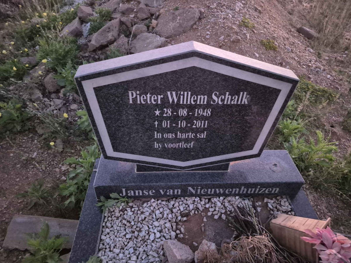 NIEUWENHUIZEN Pieter Willem Schalk, Janse van 1948-2011