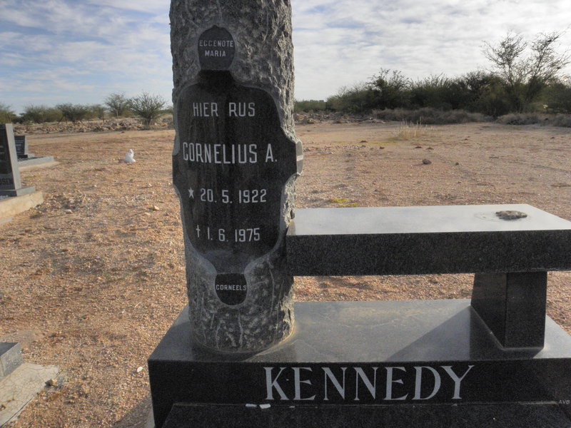 KENNEDY Cornelius A. 1922-1975