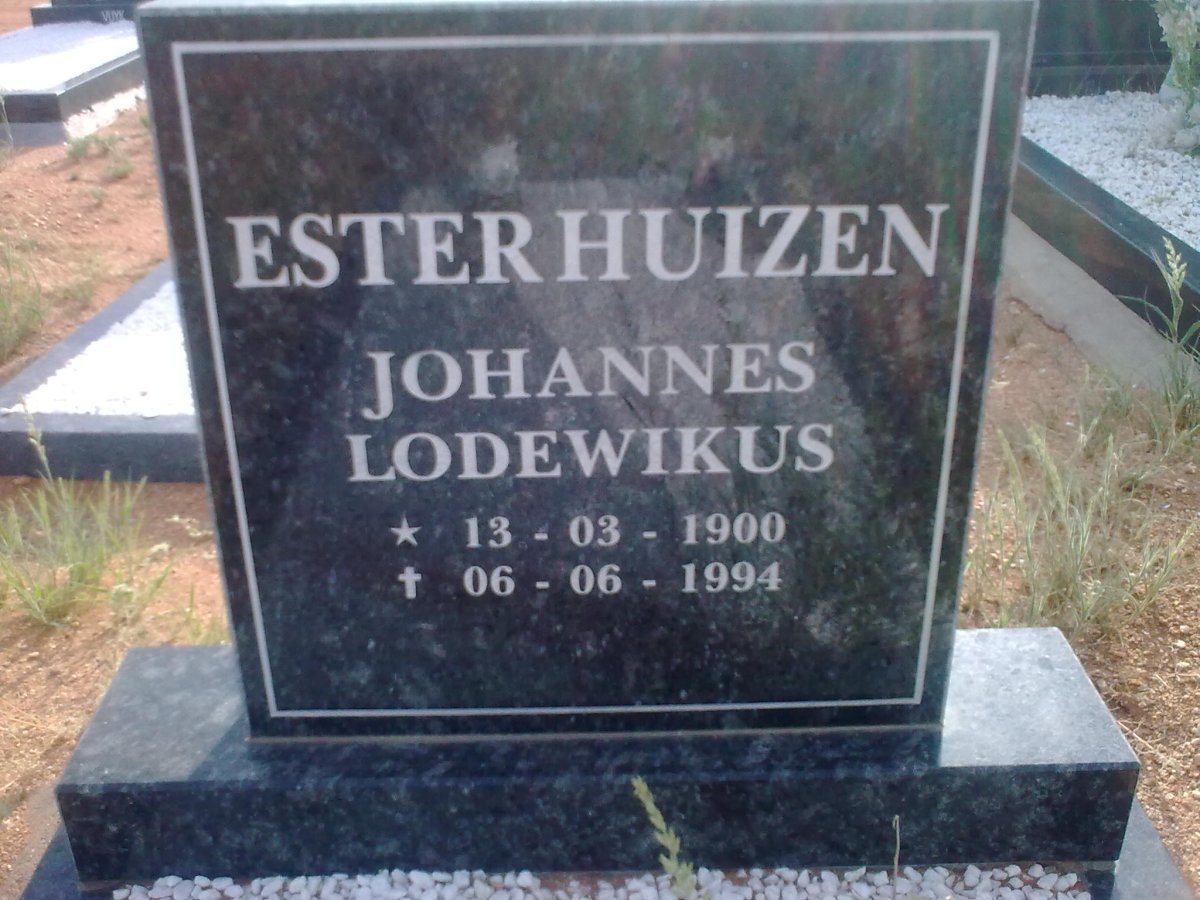 ESTERHUYSEN Johannes Lodewikus 1900-1994