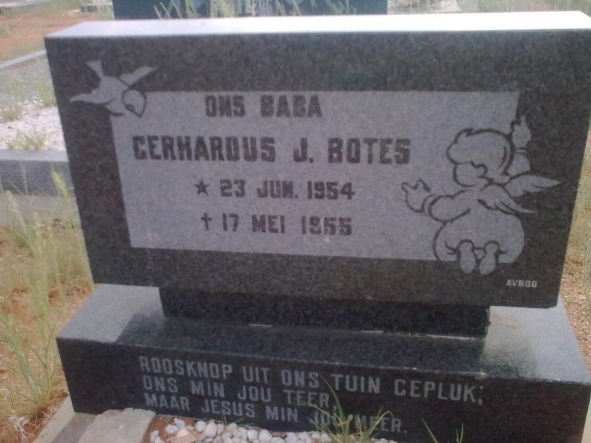BOTES Gerhardus J. 1954-1955