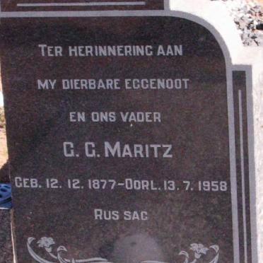 MARITZ G.G. 1877-1958