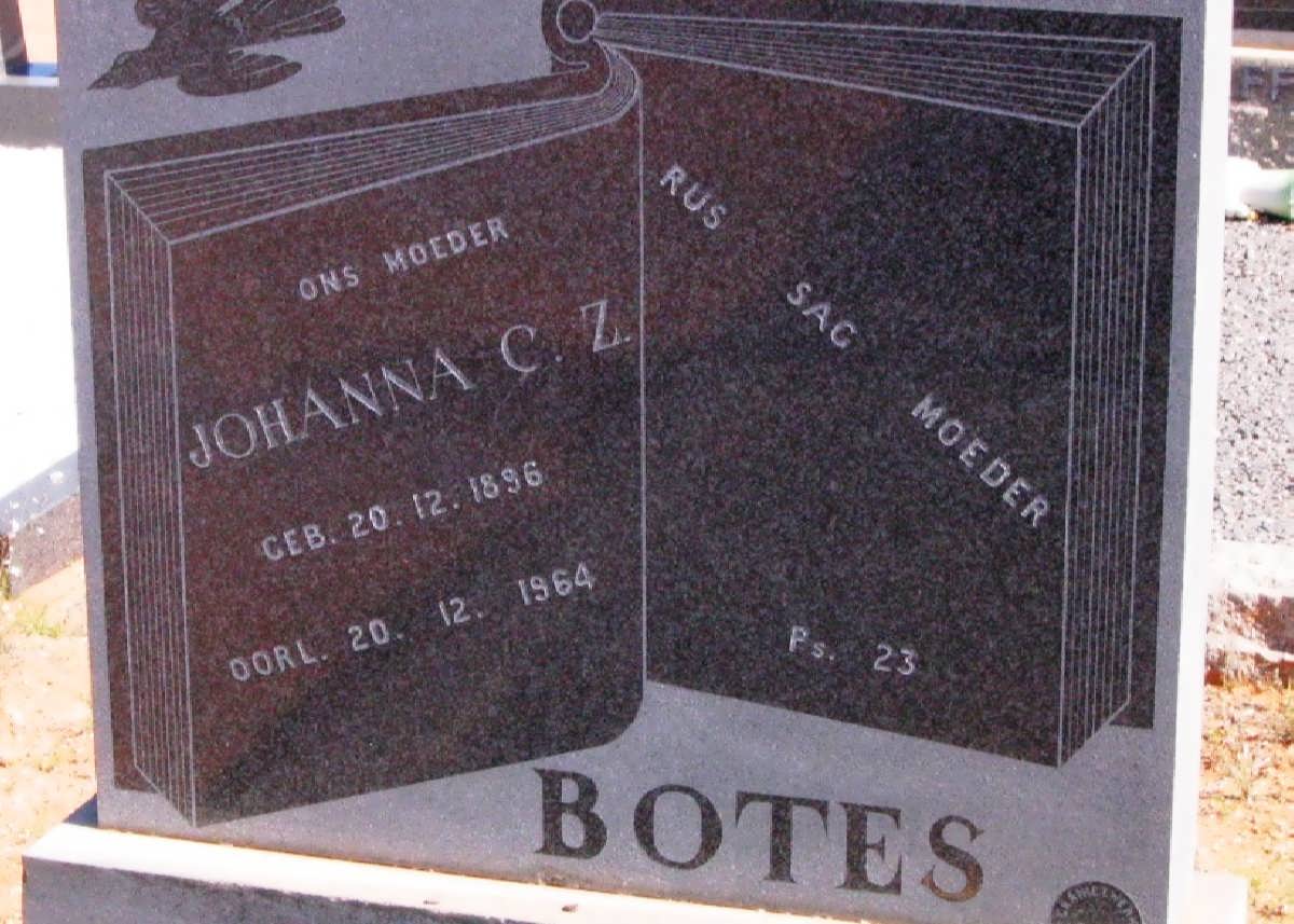 BOTES Johanna C.Z. 1896-1964