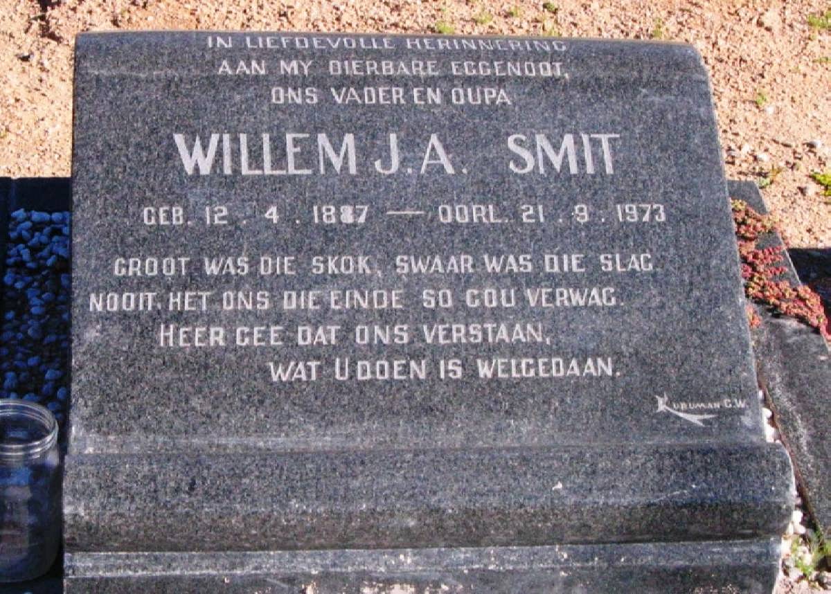 SMIT Willem J.A. 1887-1973