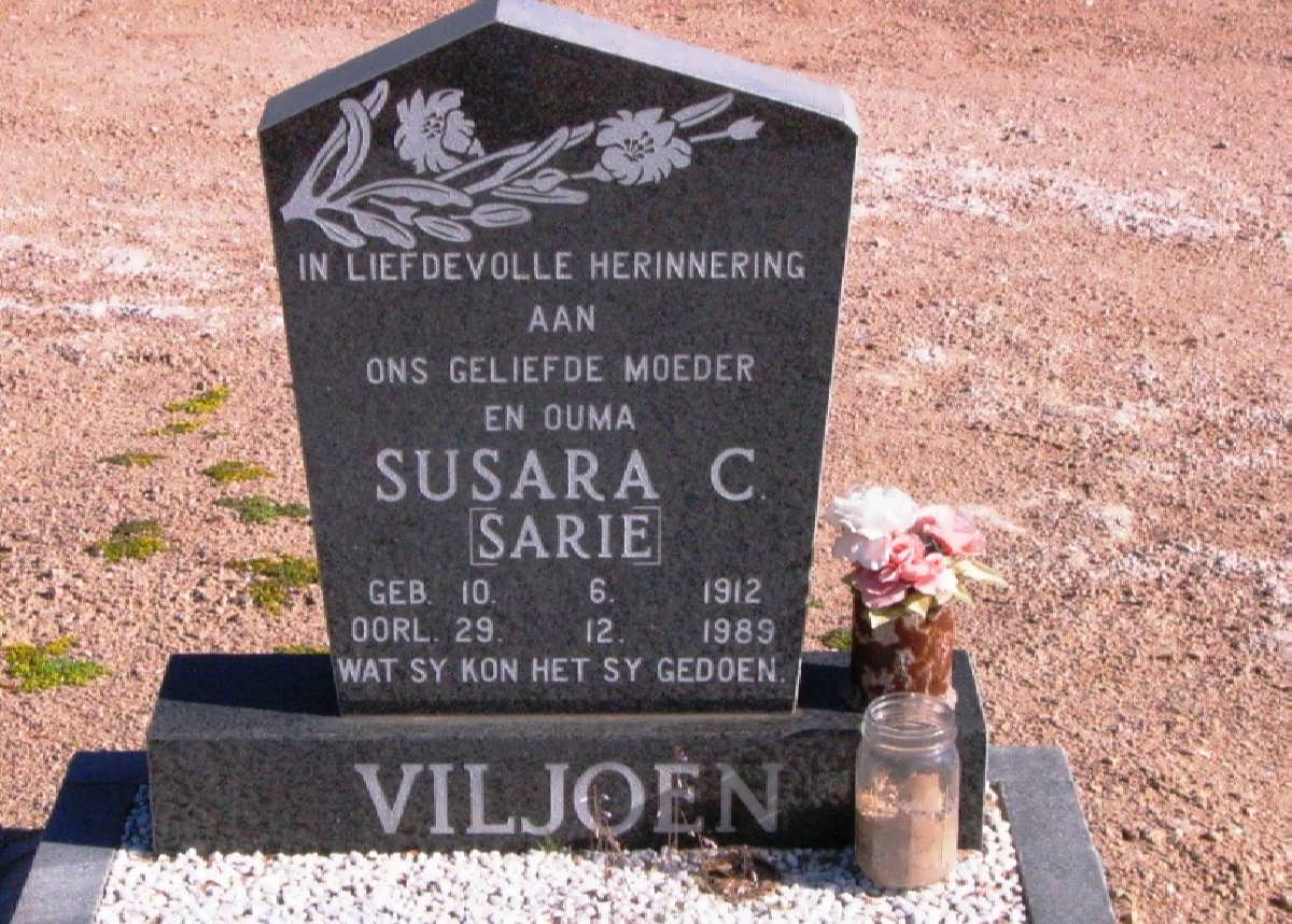 VILJOEN Susara C. 1912-1989