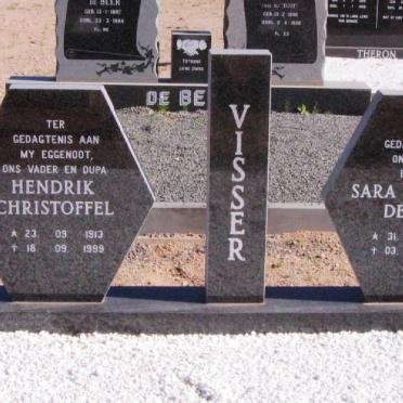 VISSER Hendrik Christoffel 1913-1999 &amp; Sara Janetta Debora 1915-2005