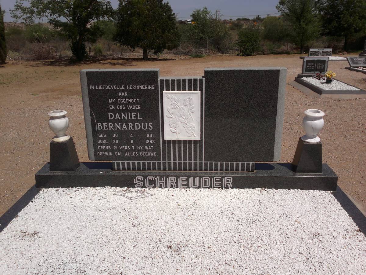 SCHREUDER Daniel Bernardus 1941-1993