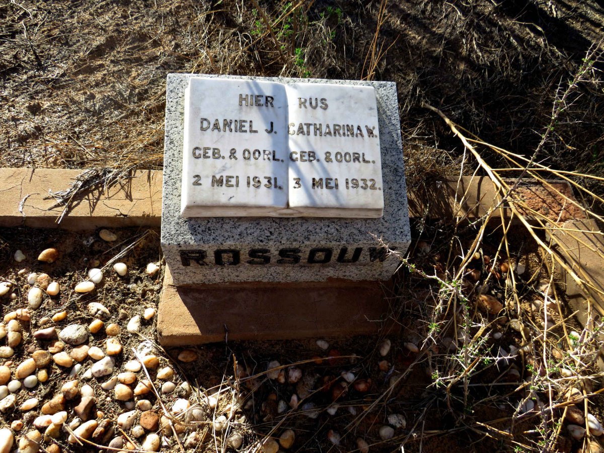 ROSSOUW Daniel J. 1931-1931 :: ROSSOUW Catharina W. 1932-1932