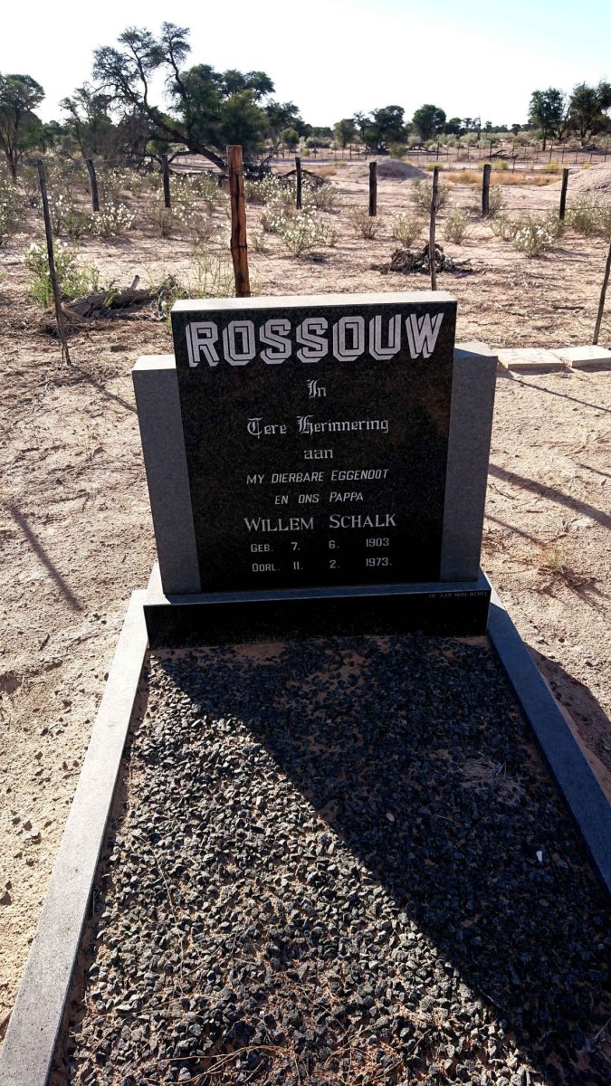 ROSSOUW Willem Schalk 1903-1973