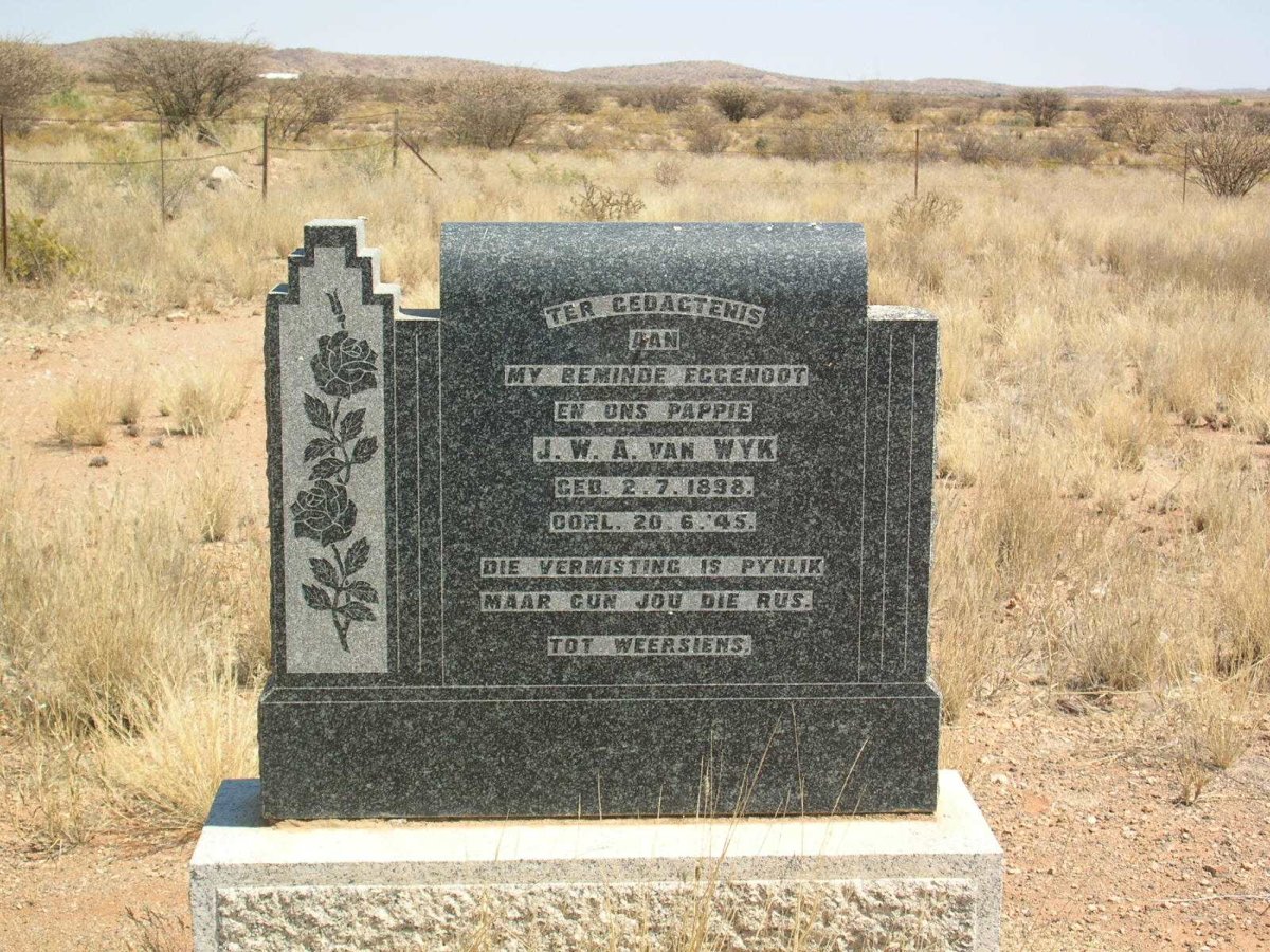WYK  J.W.A., van 1898-1945