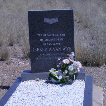 WYK Dekker Adam, van 1934-1975