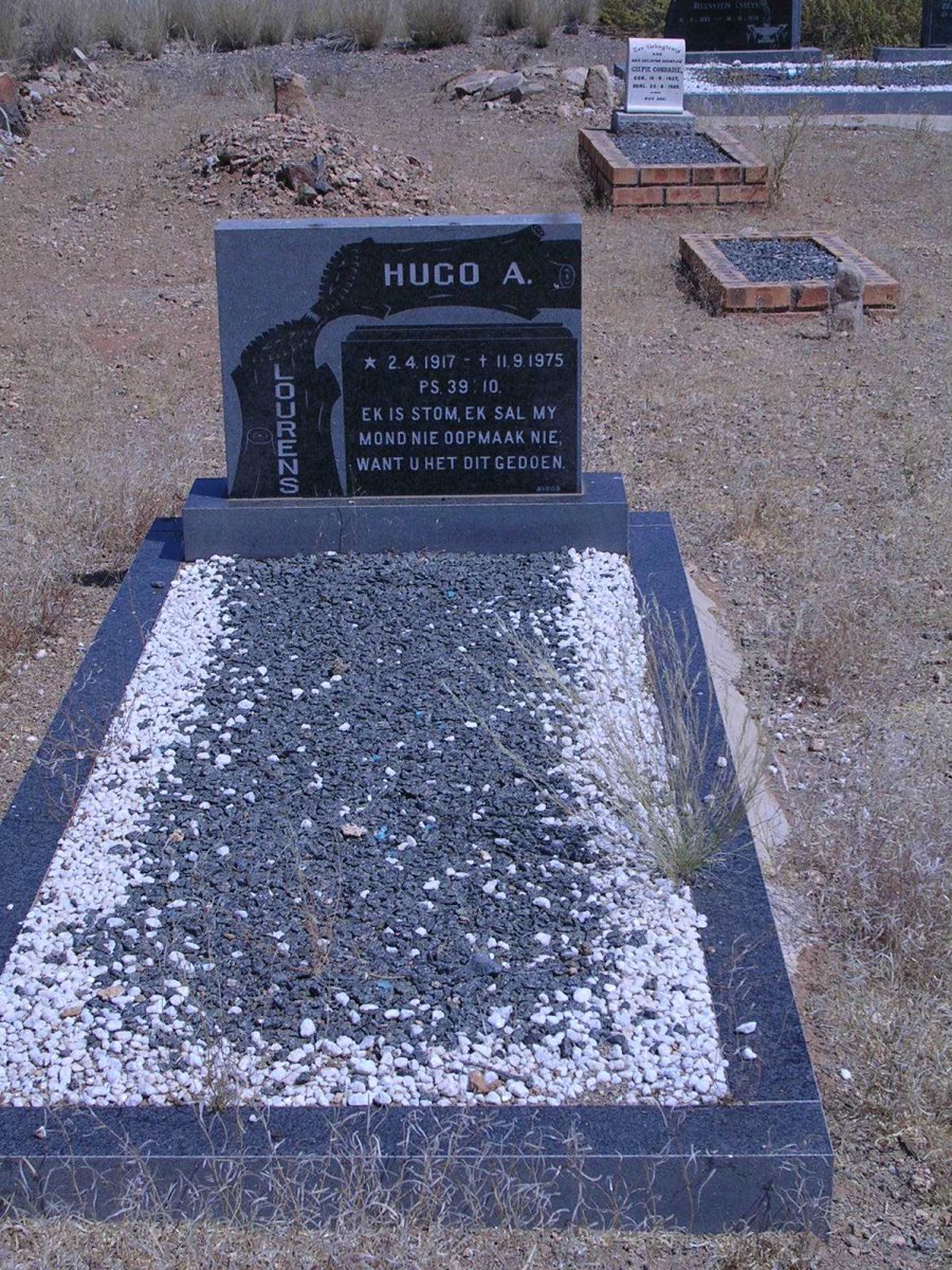 LOURENS Hugo A. 1917-1975