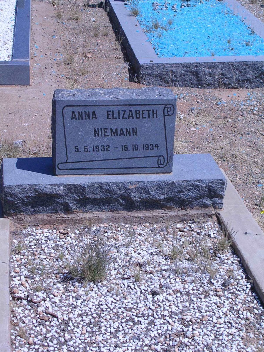 NIEMANN Anna Elizabeth 1932-1934