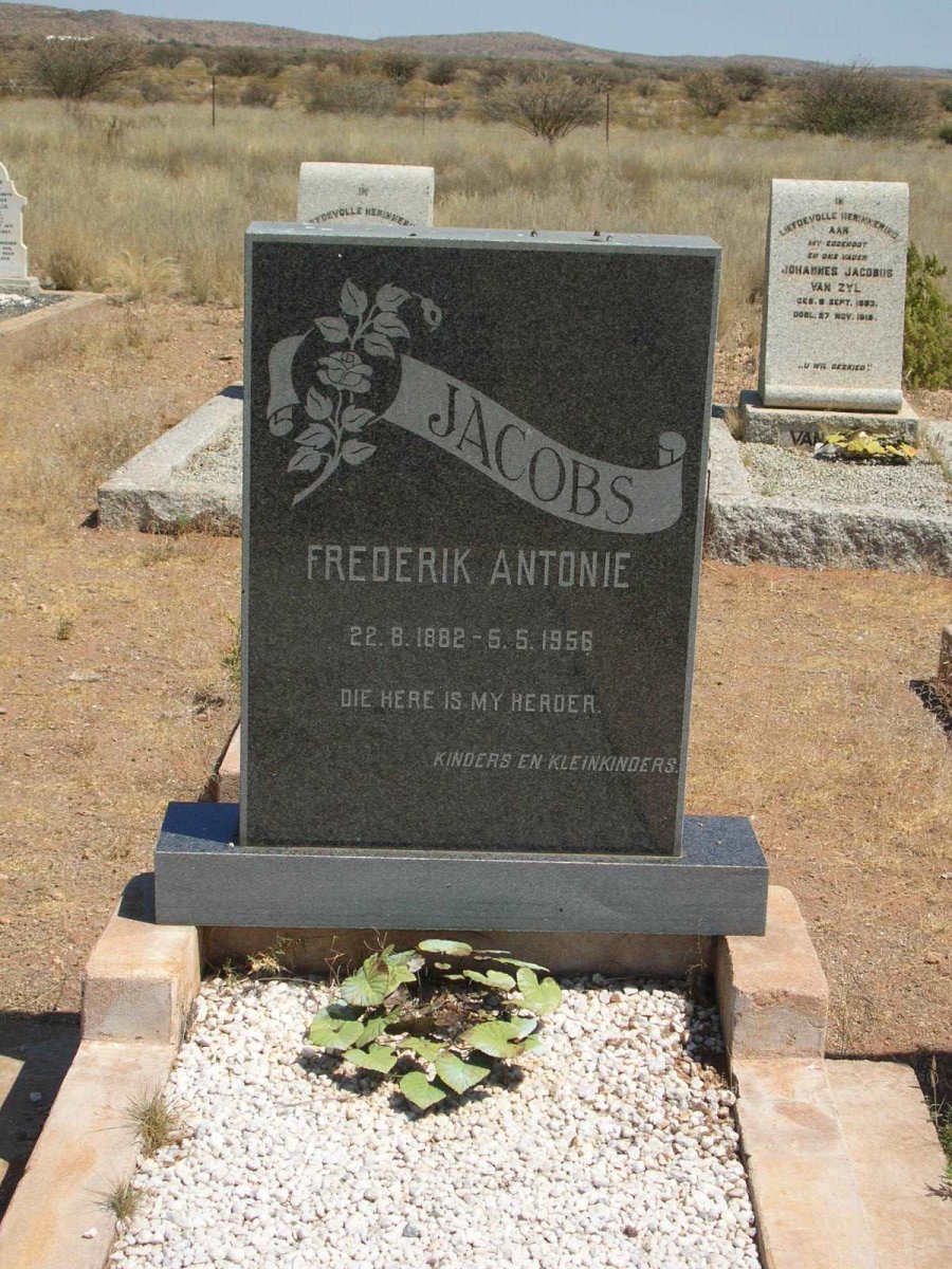 JACOBS Frederik Antonie 1882-1956
