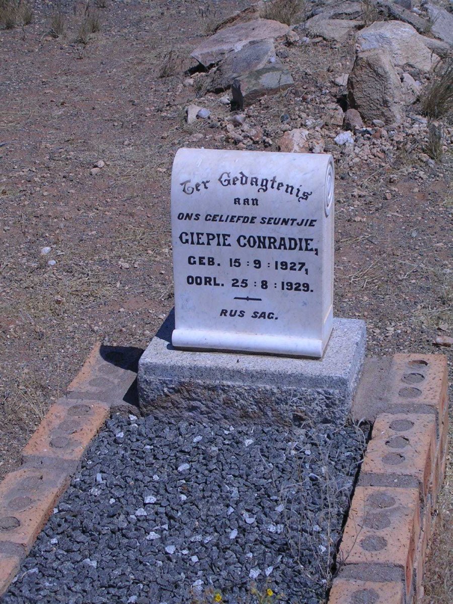CONRADIE Giepie 1927-1929