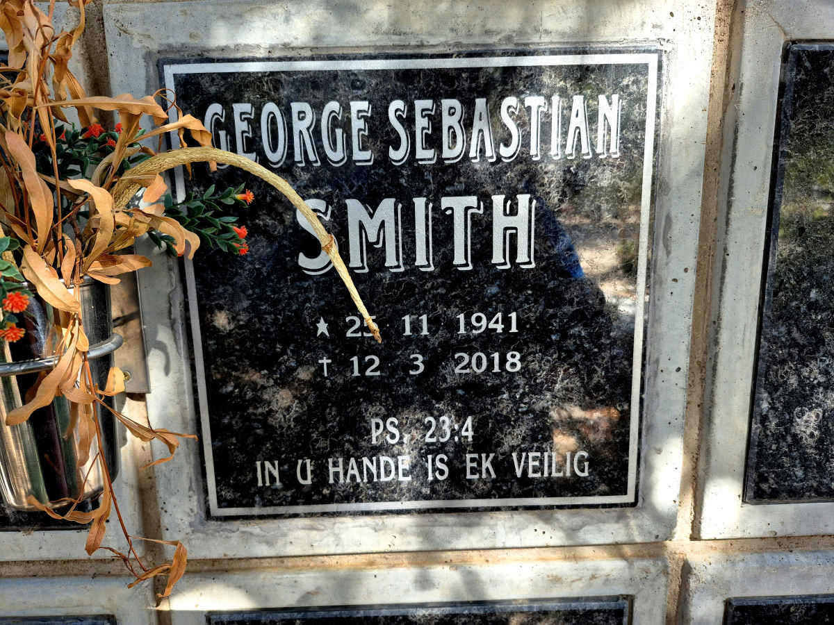 SMITH George Sebastian 1941-2018