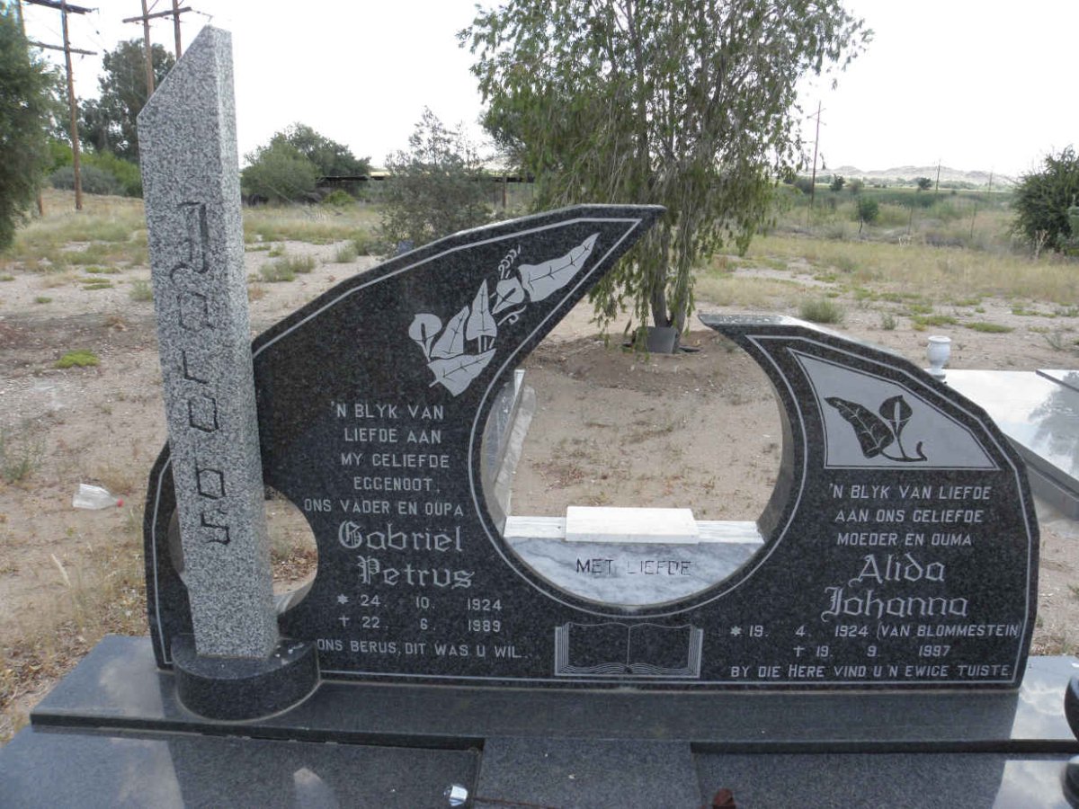 JACOBS Gabriël Petrus 1924-1989 &amp; Alida Johanna VAN BLOMMESTEIN 1924-1997