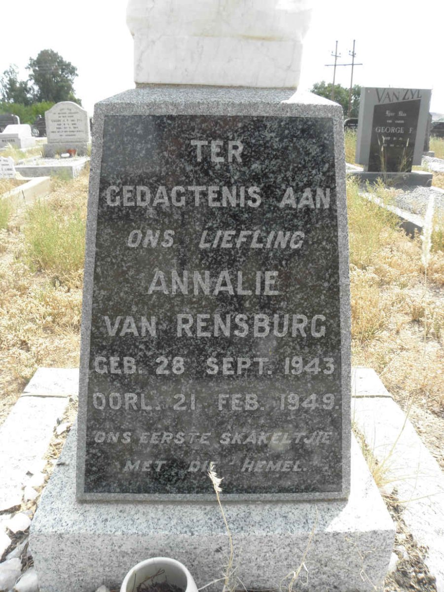 RENSBURG Annalie, van 1943-1949