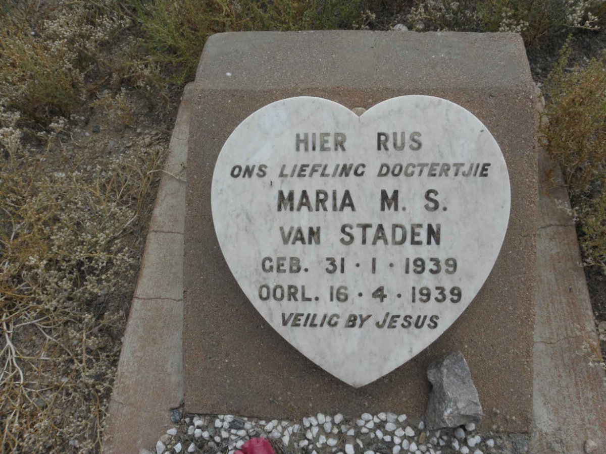 STADEN Maria M.S.,van 1939-1939