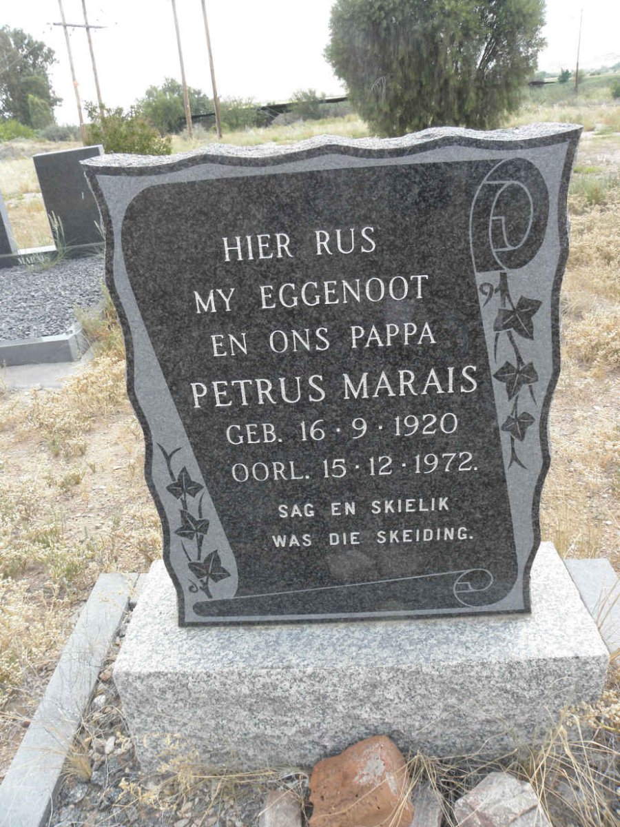 MARAIS Petrus 1920-1972