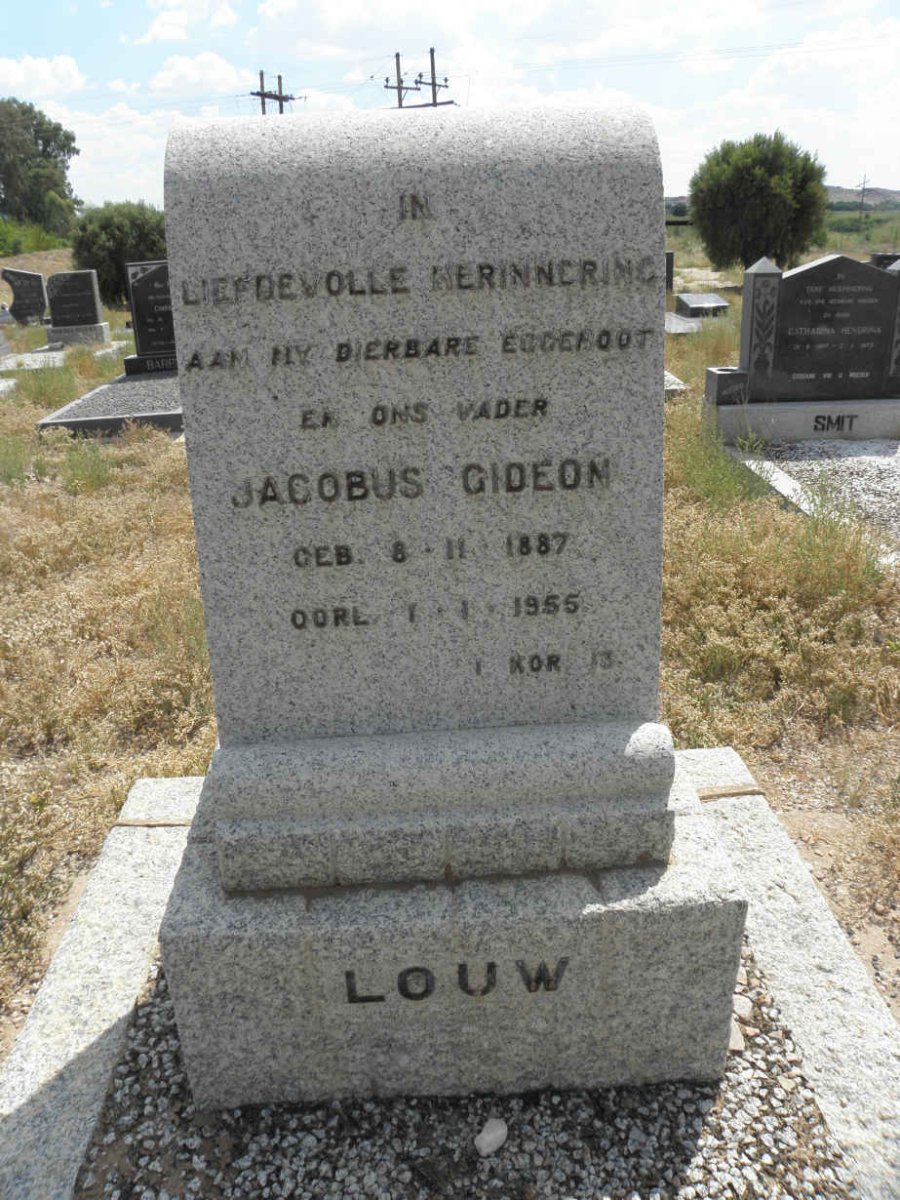 LOUW Jacobus Gideon 1887-1956