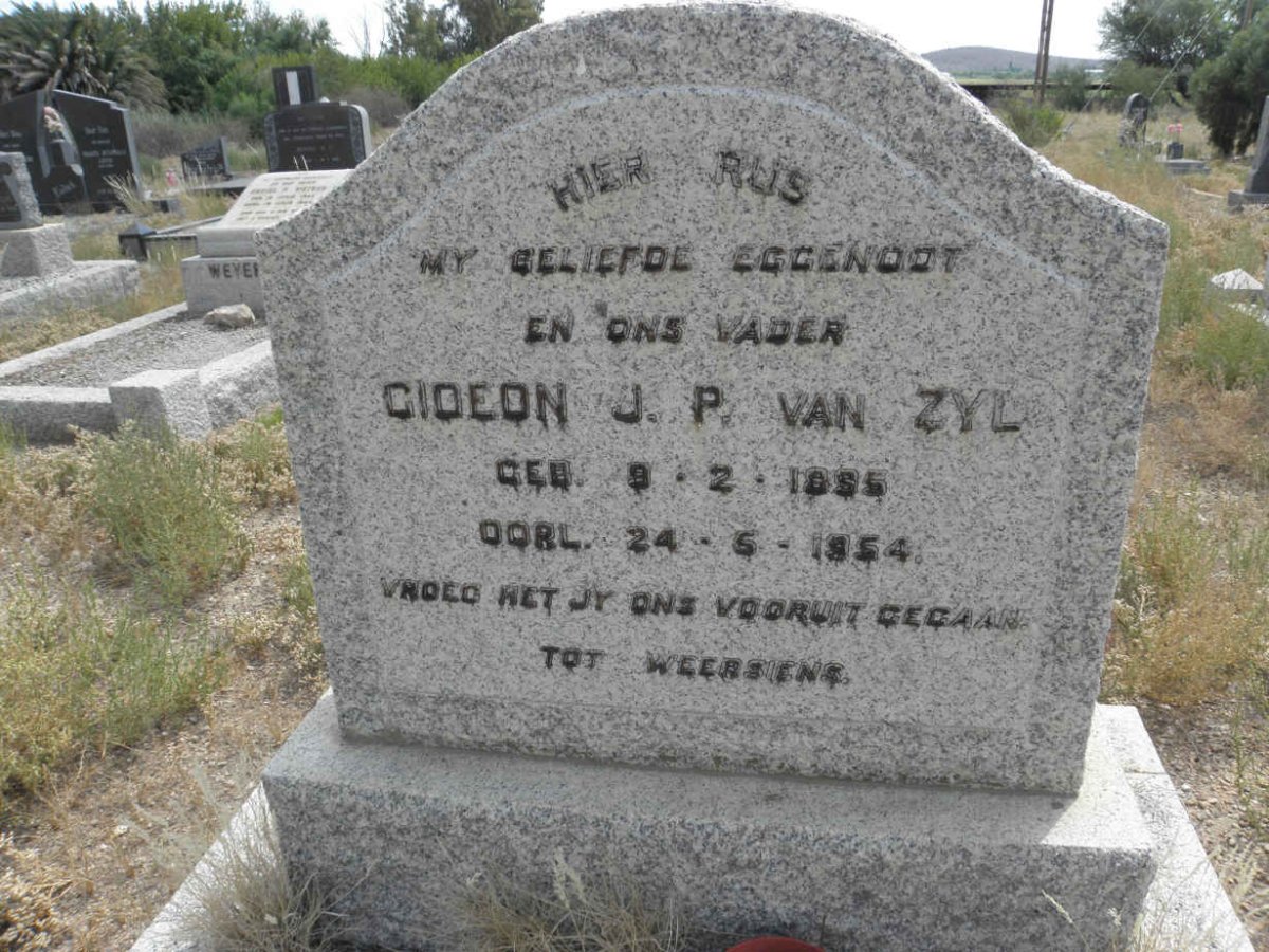 ZYL Gideon J.P., van 1895-1954