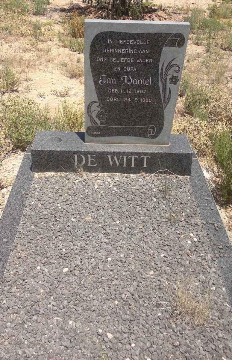 WITT Jan Daniel, de 1907-1988