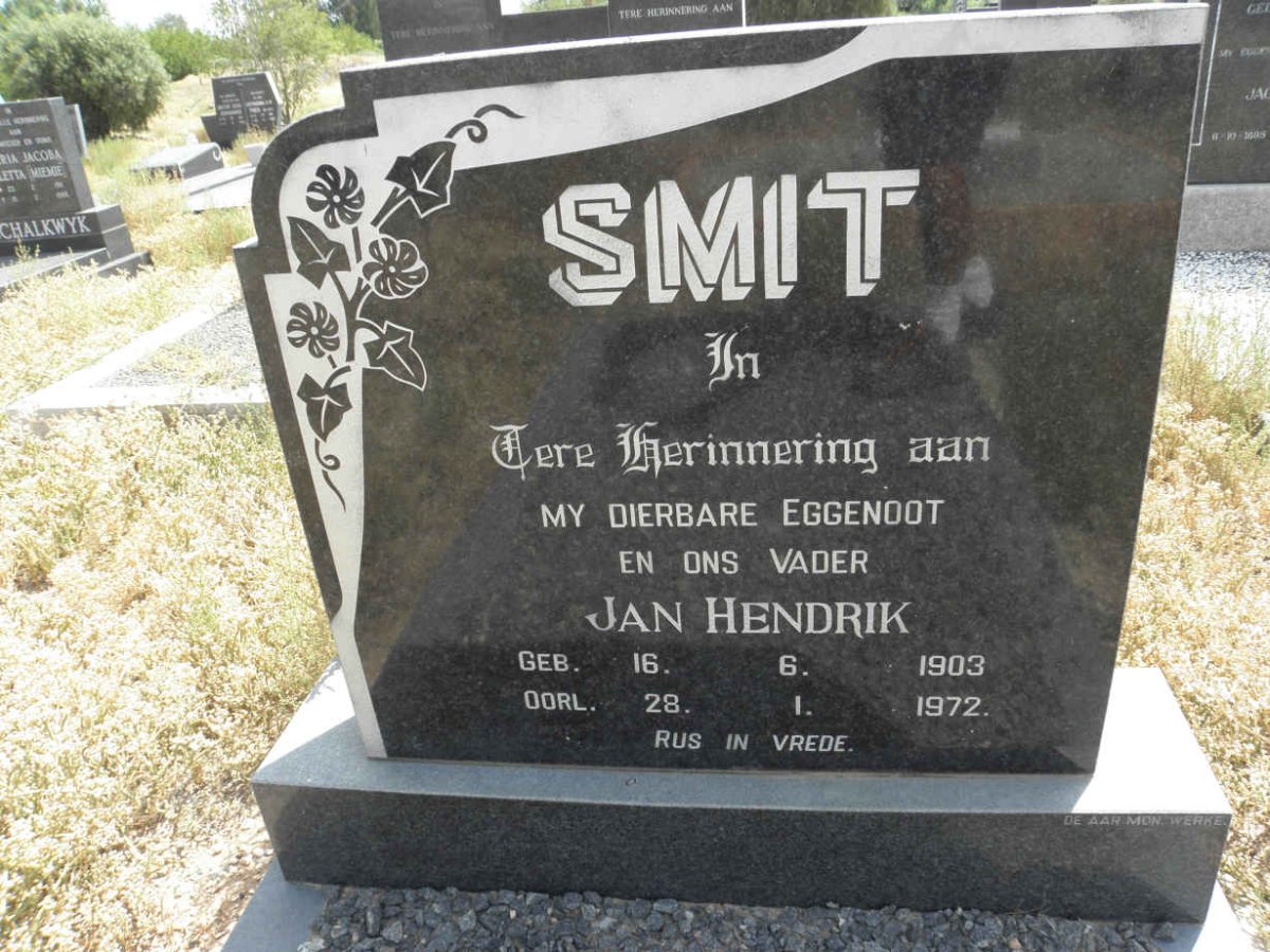 SMIT Jan Hendrik 1903-1972