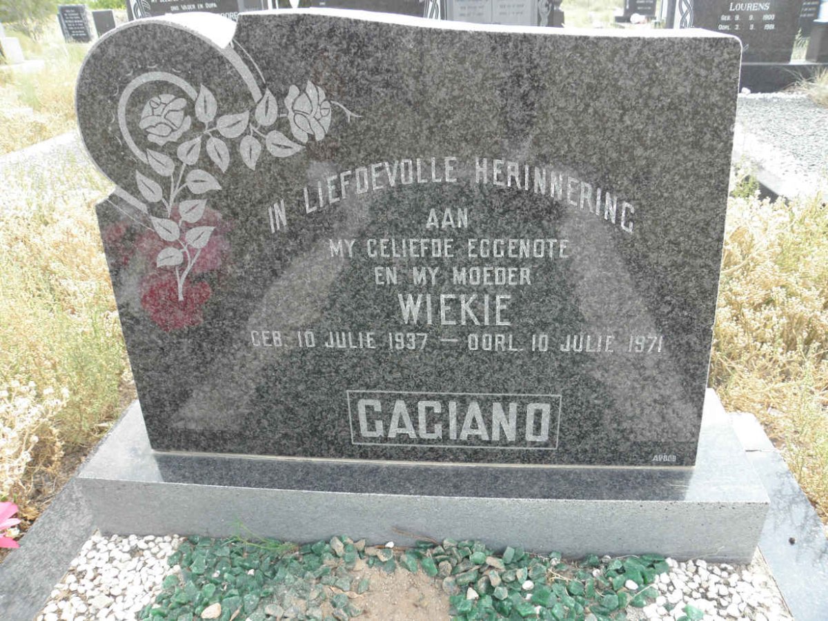 GAGIANO Wiekie 1937-1971