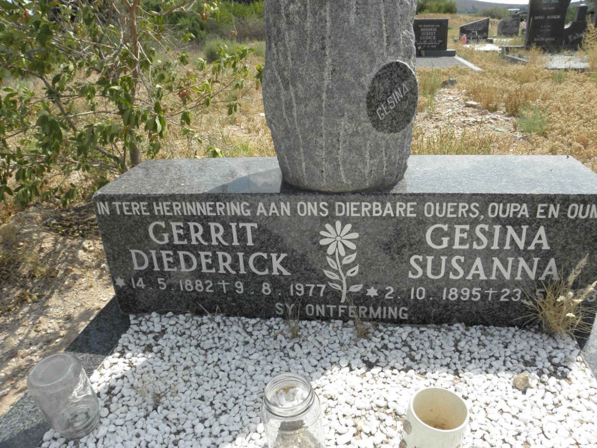KRIEL Gerrit Diederick 1882-1977 &amp; Gesina Susanna 1895-1988