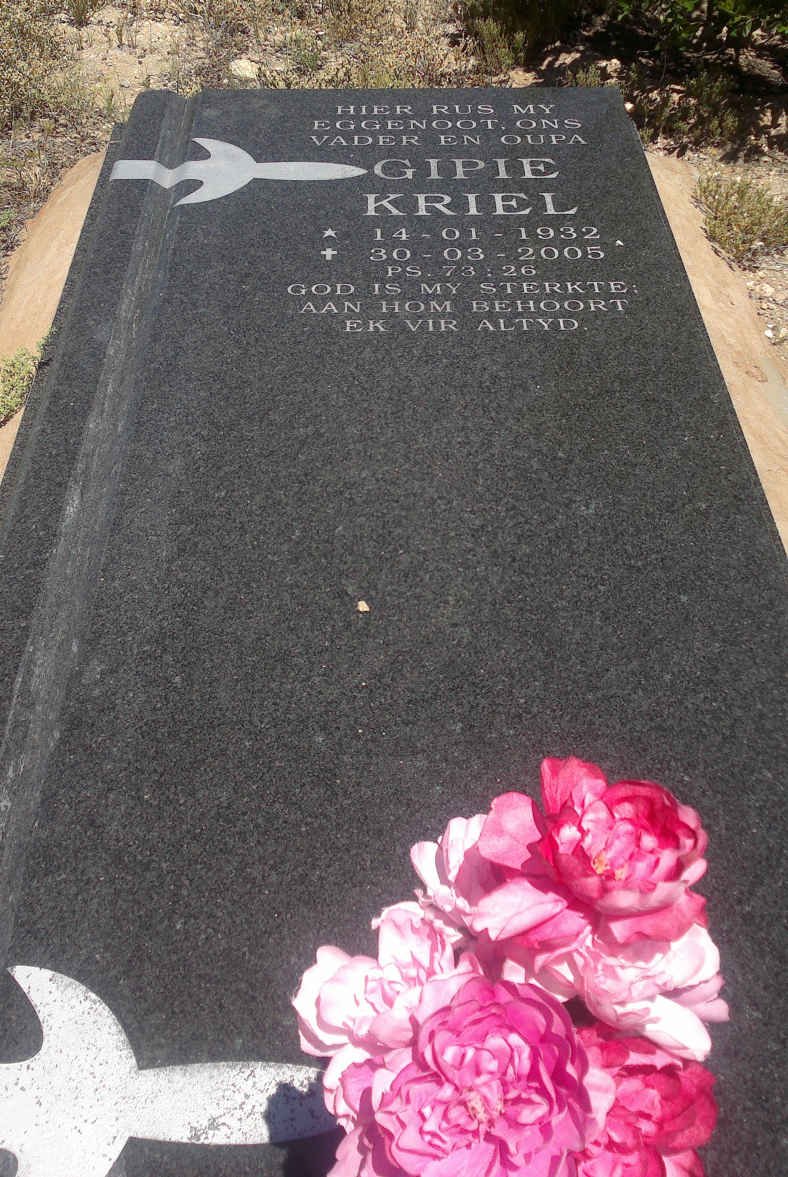 KRIEL Gipie 1932-2005