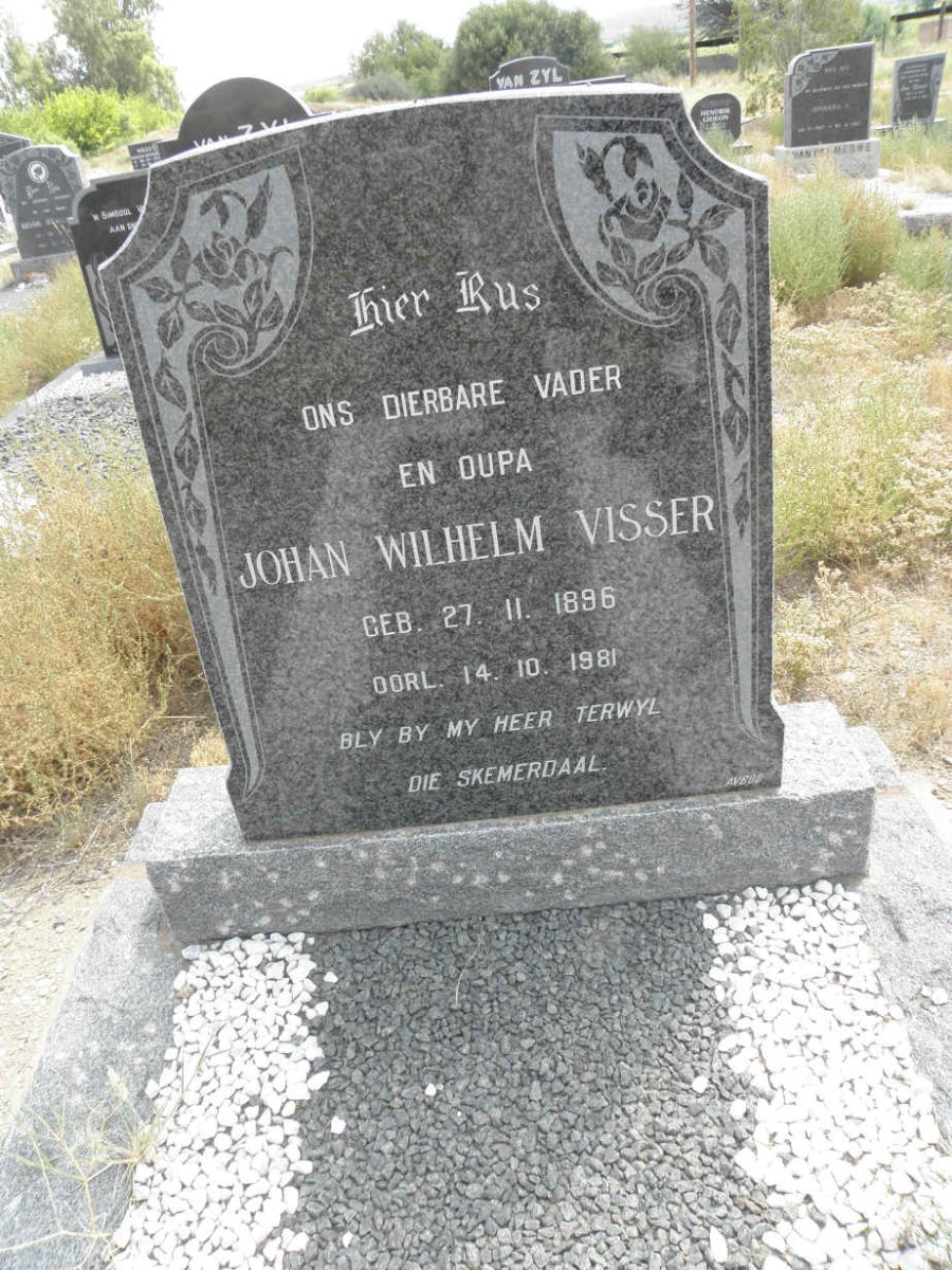 VISSER Johan Wilhelm 1896-1981