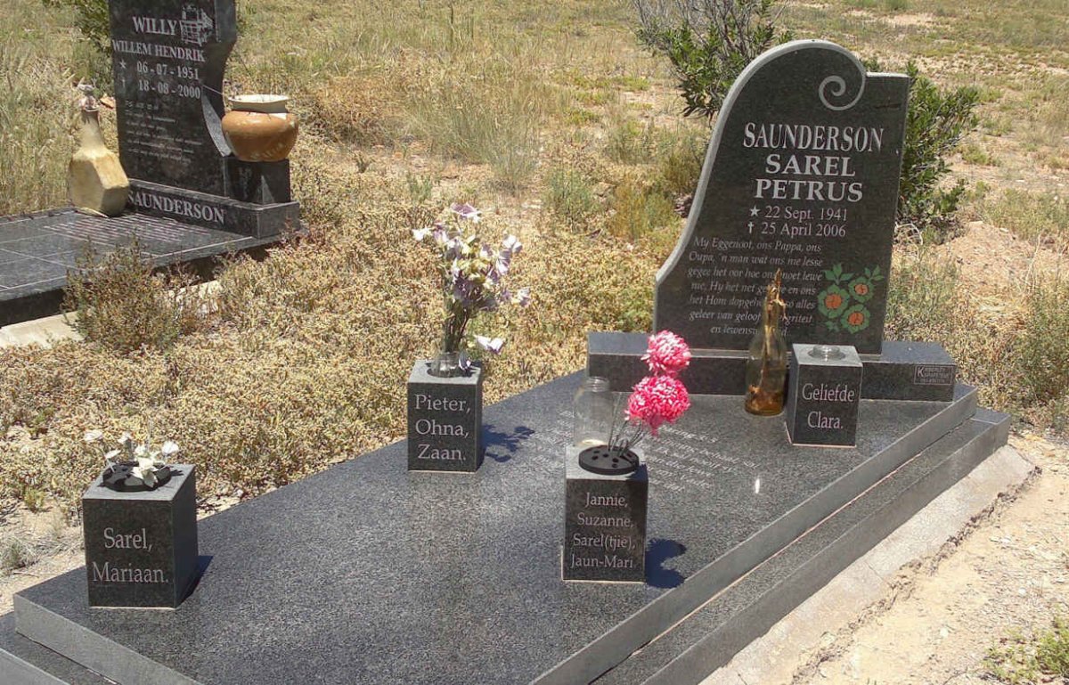 SAUNDERSON Sarel Petrus 1941-2006
