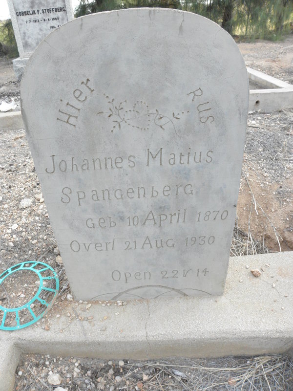 SPANGENBERG Johannes Matius 1870-1930