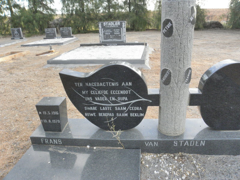 STADEN Frans, van 1916-1979