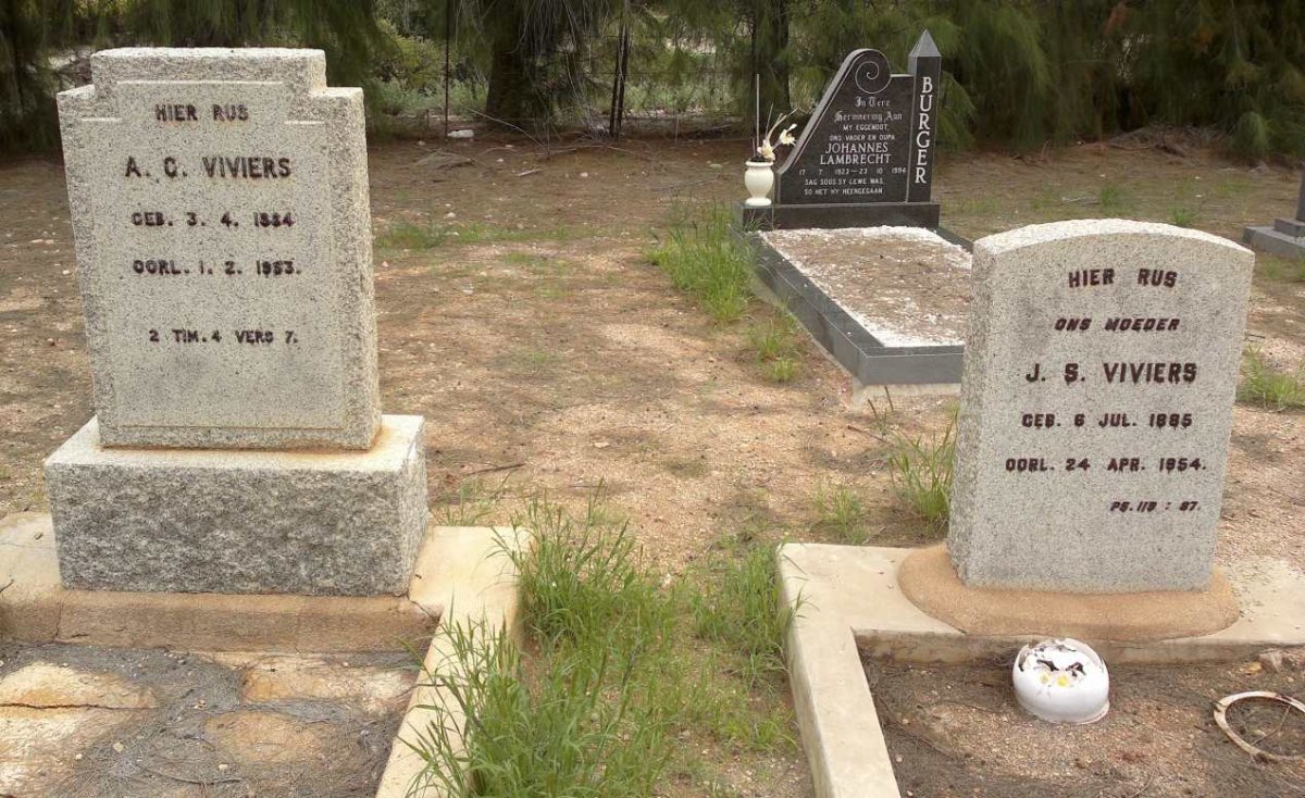 VIVIERS A.G. 1884-1953 &amp; J.S. 1885-1954