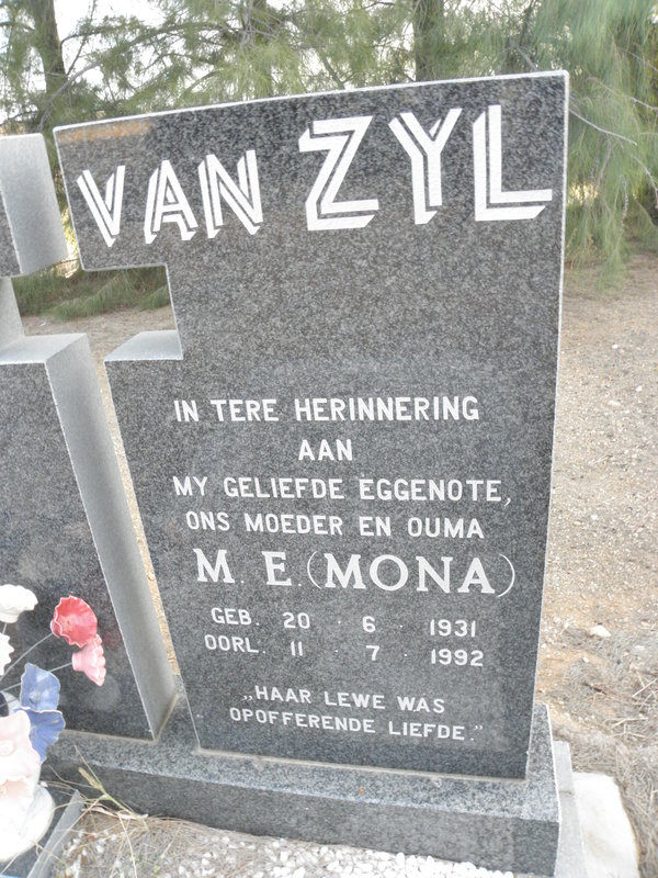 ZYL M.E., van 1931-1992